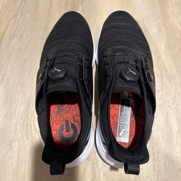 Puma Ignite Disc Golf BOA Shoes Men's Black Silver Logo Waterproof Size 11 - Picture 5 of 9